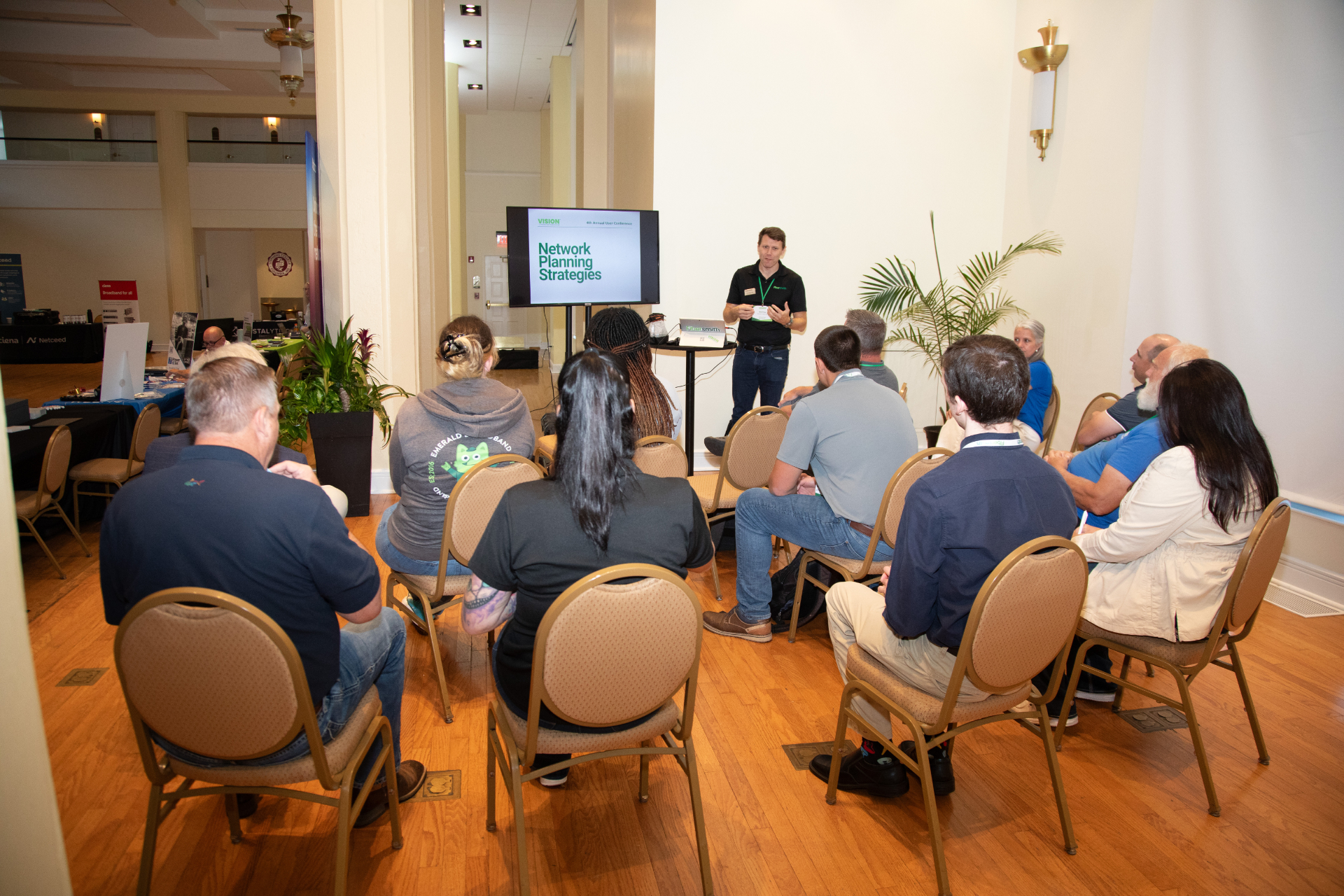 Small group working session at a past Vision User Conference